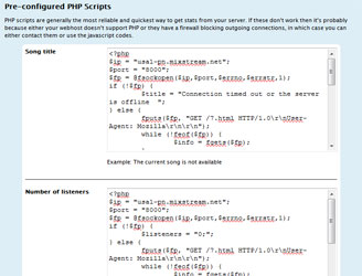PHP scripts